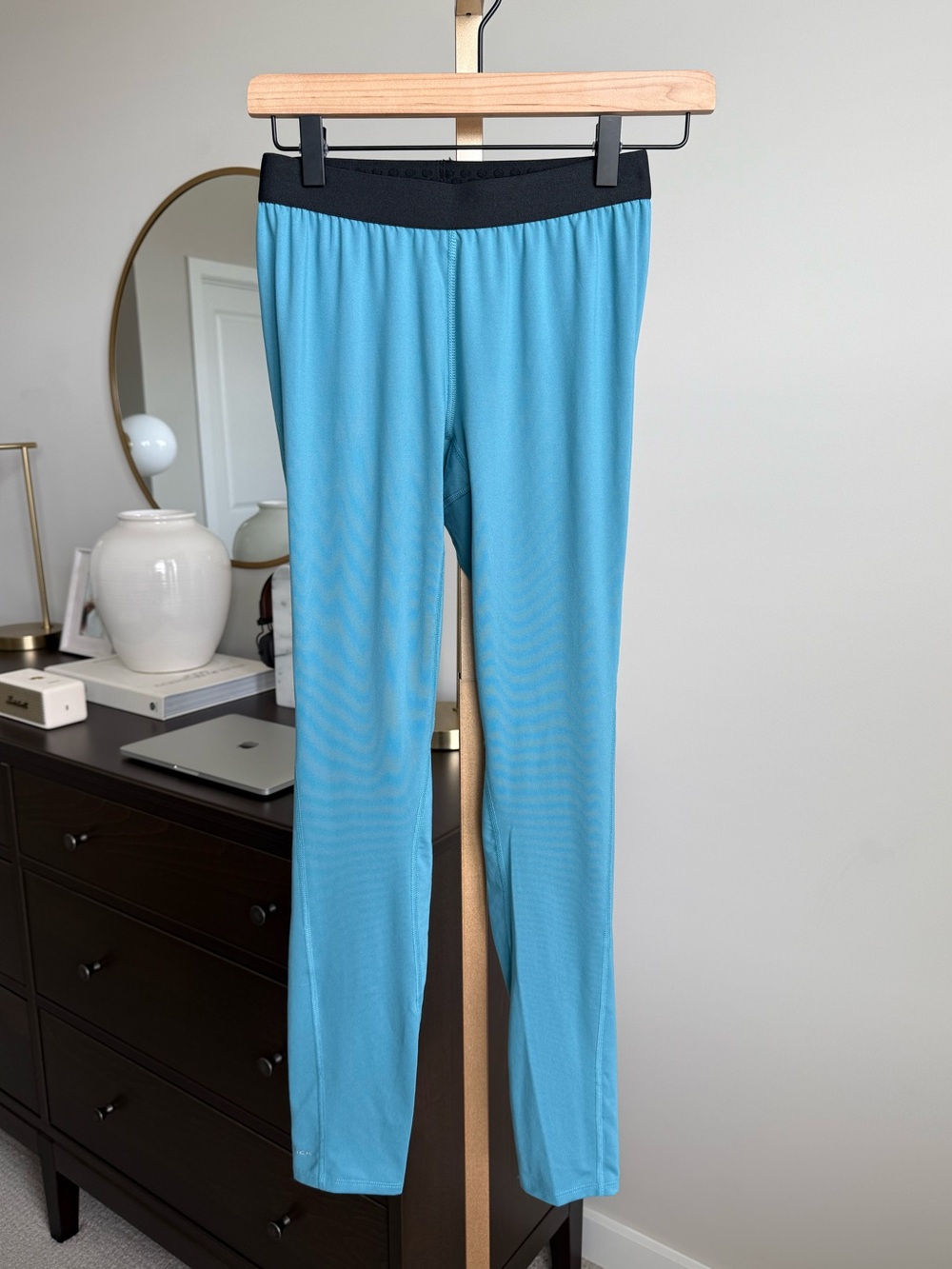 COLUMBIA Omni-Wick Blue Teal Athletic Leggings